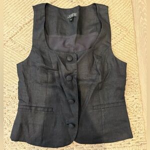 Jcrew linen vest